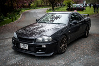 Black 2000 Nissan Skyline GTS-T R34