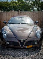 Brown Alfa Romeo 8C Spider at Litchfield Motors