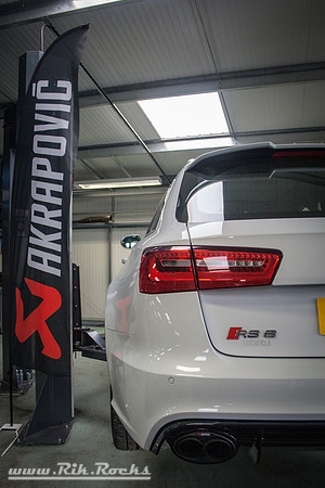 White Audi RS6 Litchfield
