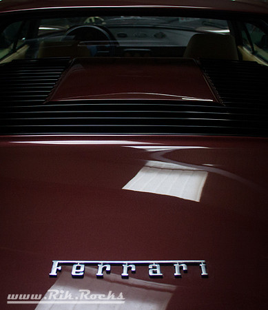 Dark Red Ferrari 328 GTB