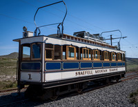 Snaefell Mountain Railway Tramway - Tram Car on the Isle of Man