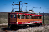 Snaefell Mountain Railway Tramway - Tram Car on the Isle of Man
