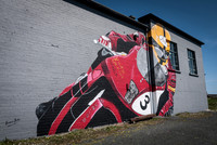 Joey Dunlop, Honda Mural on 'The Mountain', Isle of Man