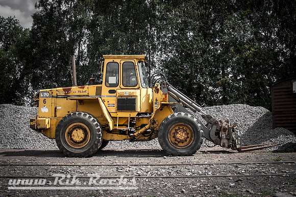 A Volvo BM L70 Fork Lift Truck