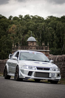 A Silver Mitsubishi Lancer Evolution VI Tommi Makinen Edition