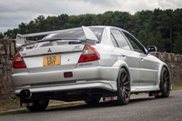 A Silver Mitsubishi Lancer Evolution VI Tommi Makinen Edition