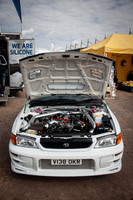 White Subaru Impreza WRX STi Classic V138OKR