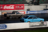 Ford Escort RS Mexico MkII vs VW Caddy - Santa Pod Drag Race