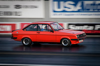 A Signal Red Ford Escort RS2000 MkII Custom