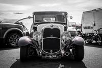 A Ford Model A V8 at Santa Pod
