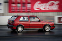 Red Volkwagen Golf GTi Mk2 3Dr