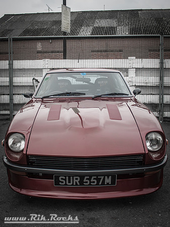 Datsun 240z at Ace Cafe London - Z Car Meet - 10-Oct-15