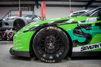 'The Hulk' - Green Nissan GTR at Severn Valley Motorsport