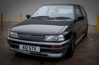 A Black Diahatsu Charade GTTi XX at Severn Valley Motorsport A12 GTX