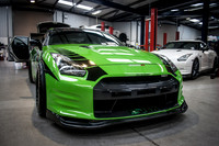 'The Hulk' - Green Nissan GTR at Severn Valley Motorsport