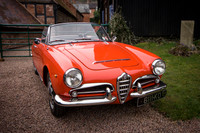 1964 Red Alfa Romeo Giulia Spyder 6111KO 611IKO