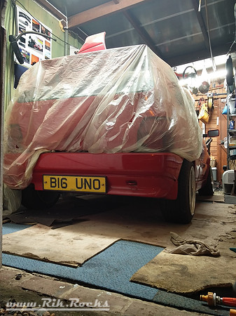 Uno Turbo in the Garage