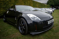 Nissan 350z Black at Shelsley Walsh Hill Climb Breakfast Meet March 2015 Y30GGY