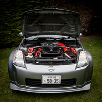 Nissan 350z Silver at Shelsley Walsh Hill Climb Breakfast Meet March 2015 58-35