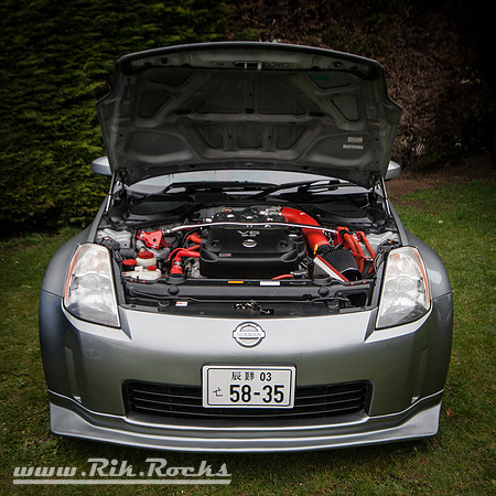 Nissan 350z Silver at Shelsley Walsh Hill Climb Breakfast Meet March 2015 58-35