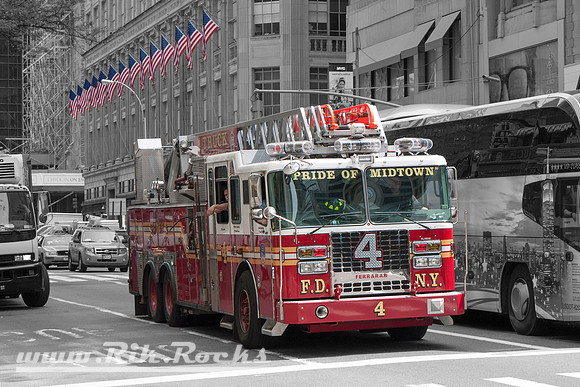 New York City Tower Ladder Fire Truck 4