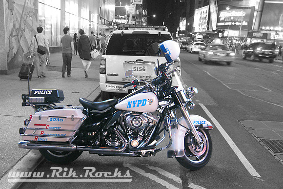 NYPD Harley Davidson Road King Motorcycle