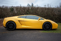 Giallo Halys Yellow Lamborghini Gallardo LP560-4 at Shelsley Walsh Hill Climb Breakfast Meet