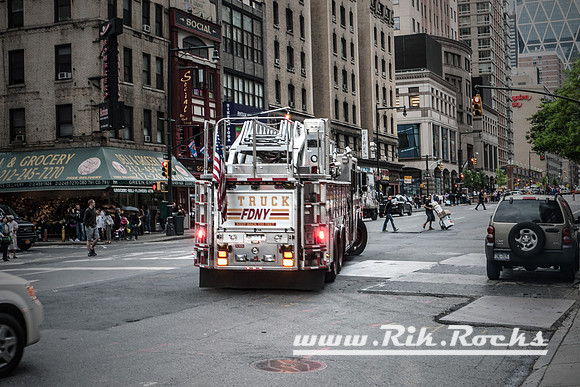 New York City Tower Ladder Fire Truck